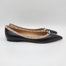 발렌티노 명품발렌티노 가라바니 가죽 여성 플랫 슈즈 1W2S0403 VOD N91