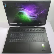 HP 게이밍 17인치 파빌리온 17-cd1019TX 중고노트북, WIN10 Home, 16GB, 512GB, 코어i5, 블랙