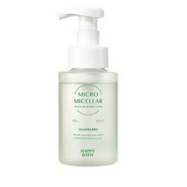 해피바스 마이크로미셀라 솝베리 모이스춰 버블폼, 200ml, 4개
