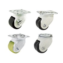 캐스터 중하중용 WIM-600F WIM-600S WIMT-600F WIMT-600S 핸들카 가구 프로파일 바퀴, WIMT-600F 회전