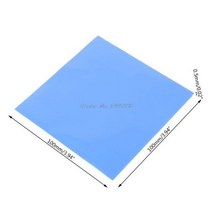 써멀패드 그래픽카드 100mm x 0.5mm 1 장/100PCS 열 패드 GPU CPU 방열판 냉각 전도성 실리콘, 01 a