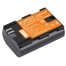 2650mAh LP-E6 LP E6 LPE6 카메라 배터리 팩 캐논 5D 5DS 마크 II III 7D 60D EOS 6D 70D 80D E6N 용 듀얼 충전기, [01] 1battery