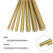 딥스바 황동 라운드 바 직경 로드 나이프 핸들 개 나사 모자이크 도구, 9.250mm - 10mm 1pcs