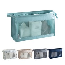 트래블 메쉬파우치 여행용 휴대용 세면백 다용도파우치