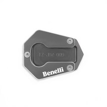 베넬리 502c benelli trk502x 752s bn600 bj600 502c 오토바이 오토바이 킥스탠드 발 측면 스탠드 확대 확장 플레이트 지원 패드 호환, 티탄