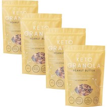 Keto Hana 케토 하나 케토 Hana 땅콩 버터 비건 Dairy 브렉퍼스트 그래놀라 4 x 300gr