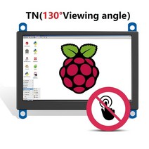 모니터 5 인치 IPS AIDA64 LCD 디스플레이 용량 성 터치 HDMI 모듈 800x480 라스베리 파이 3 Pi4 PC 모니터, 01 Non-TP-TN