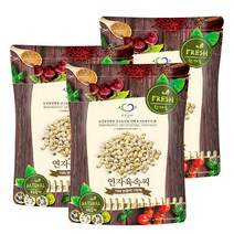 푸른들판 베트남 껍질 깐 거피 연자육 연꽃 씨앗 열매 연자씨 차 연씨앗 연꽃씨, 3개, 500g