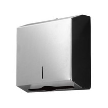 스텐 핸드타올 케이스 페이퍼타올 디스펜서 모음, CND001-08_스텐핸드 유광 실버 26cm