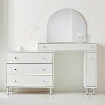 루니 와이드 확장형 화장대, 화이트