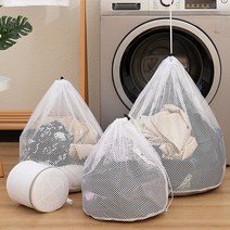브래지어 빨래 머니 드럼세탁기 전용 방지변형 네트 가방 이불세탁망, T08-굵은채망 4 세트(대중소수필), 기본