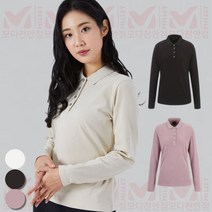 밀레 22FW 여자 등산 아웃도어 시그니처 카라 티셔츠 유니폼 단체복