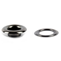 신주)아일렛알 28호 15X6.5MM - 흑니켈 20세트, 단품, 20개