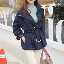데일리앤 윌로우 바스락 벨트 야상 점퍼 사파리