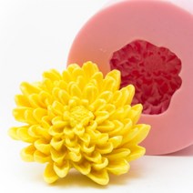 수제몰드 - 국화 플라워 꽃 실리콘 몰드