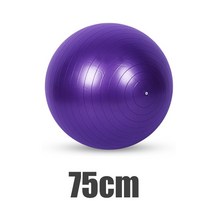 짐볼 보수볼 토닝볼 하프 토구 땅콩 방폭 pvc 요가 공 운동 홈 체육관 필라테스 장비 균형 공 45 cm55 cm65 cm75 cm8에 대한 두꺼운 피트니스 공, 05 75cm Purple