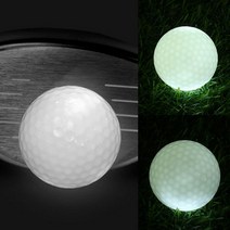 LED 발광 골프공(화이트) 컬러골프공 빅야드골프공 골프용품판촉물