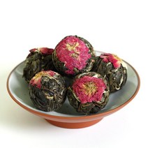 독일직구 GOARTEA 푸에르 티 - 생 푸에르 티 케이크 100g/3.5oz 2017년 레드 장미 꽃 북안산 드래곤볼 - 푸르 투오차 - 푸르 티 푸에르 티 푸에르 티 - 윈난 푸에르 티 중국 티, 상세참조, 수량, 100g