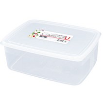 나카야 대용량 플라스틱 밀폐용기 냉장고용기 3L