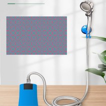 휴대용 이동식 샤워기 온수 캠핑샤워기 충전식 낚시 b 카라반 전동, 단품, 단품