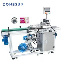 라벨기 시약 머신 병 라벨 가성비 앰플 자동 산업용 ZONESUN ZS-TB125 컨테이너 상자 화장품 항아리 하단 표면 라벨링 기계 플랫