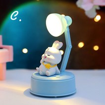 미니 토끼 무드등 소품 토끼해 장식품 토끼띠 선물 귀여운 토끼 무드등, C