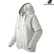 뉴발란스 NBMD94W142-LG 루즈핏 롱 여성 후드집업 후드티