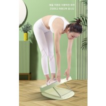다리 릴렉서 스트레칭보드 발목경사대 운동 아킬레스건 경사대 종아리 홈트 기구 레그 타원형, 종아리스트레칭보드 타원형 그린