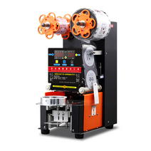 상업용 자동 진공 포장 컵실러 쥬스 음료 랩핑기 가게, 90/95 엔지니어링 화이트 2년 리뉴얼 체인