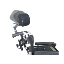 휠체어목받침 목쿠션 목받이 거치대 조절 쿠션, 블랙 22mm