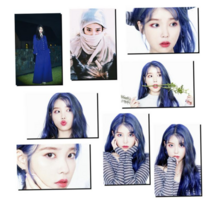 아이유포카 포토카드 고화질 코팅 아이유 고퀄리티 포스트카드 고급 굿즈 여자아이돌 프리미엄, IU-HB20, 6인치 사진 8장 (코팅)