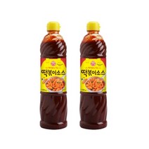 오뚜기 진한 멸치육수로 맛을낸 떡볶이 소스 1080g 2개 빠른배송