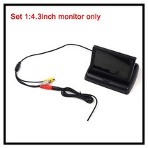 4.3 인치 HD 접이식 모니터 무선 후면보기 카메라 시스템 주차 반전 옵션, 01 car monitor