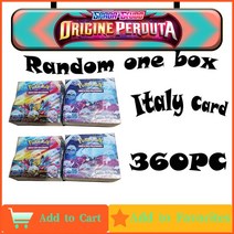 Pokémon 카드 이탈리아 TCG:Spada e 스쿠도-Origine perduma 부스터 소용 트레이딩 TCG 게임 난감, 01 Origine Perduta