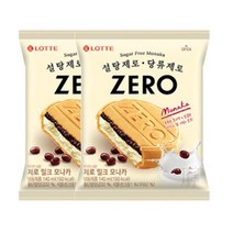 롯데제과 아이 어린이 학생 여름간식 제로 아이스 모나카 설탕 당류 제로 당충전 존맛탱, 50세트