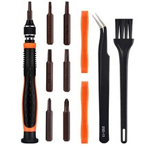 엑스박스 게임기 Playstation시리즈 콘솔 및 컨트롤러 청소 수리용 PH00 PH0 T6H T8H T9H T10H Torx 보안 스크루드라이버가 포함된 Sainwora PS4