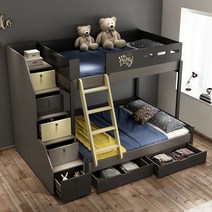 남쪽나무 서랍형침대 원목 이층침대 1200mm/1500mm*1900mm, X6