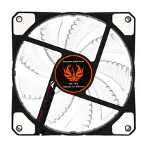 컴퓨터 호환 PC 쿨러 부품 120mm 15 LED 울트라 사일런트 케이스 냉각 팬 CPU 12V 고무 조용한 Molex 커넥터 3/4Pin 플러그, White