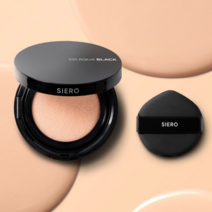 주식회사 제이엔지코리아 시에로] 코 아쿠아 블랙 쿠션 리필 11g 50+ / PA++++, 1개, 13호 라이트 베이지 리필