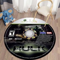 아기원형러그 게임 CD 매트 카펫 러그 라운드 매트 서클 매트 카펫 매트 카펫 러그 목욕 블랙 홈 인테리어