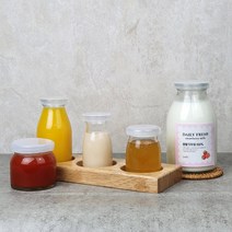 유리병 우유병 5종(택1) 음료 디저트 저장용기 밀폐용기 공병판매, 520ml, 1개