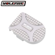 캘리퍼커버 오토바이 액세서리 CNC 브레이크 페달 미끄럼 방지 후면 패드 혼다 CBR650R CBR, 05 Silver-CB650R