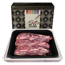 소 LA갈비 3kg 선물세트 꽃갈비 프라임 탑초이스 블랙앵거스 명절 우대갈비, LA갈비3kg선물세트