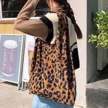 호피무늬 패션 가방 여성 외출용 가벼운 간편한