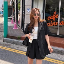 [난닝구]엔하픈 자켓숏팬츠세트