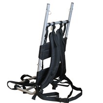 지게 백패킹 농사 낚시 초경량 알루미늄 캠핑 등산, 은, 76리터 이상, 표준 중량 800g