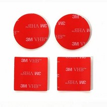 라인테이프 3M VHB테이프, 타입:원형양면 2p, 단품