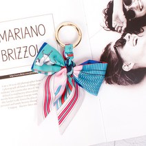 트윌리 스카프 키링 열쇠고리 키홀더 가방장식 리본