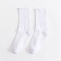 목긴양말 Jeseca 유니 남성 여성 양말 한국 하라주쿠 빈티지 Streetwear 롱 화이트 블랙 캐주얼 힙합 스케이트 보드 삭스
