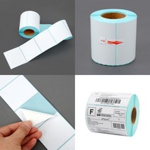 라온지니 바코드 감열 롤라벨 400매 70X60MM 감열지 스티커라벨지 롤스티커